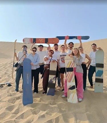 Sandboarding in Timlalin