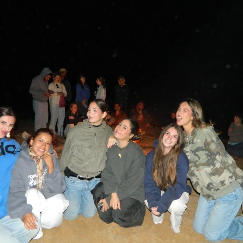 Group on the dunes