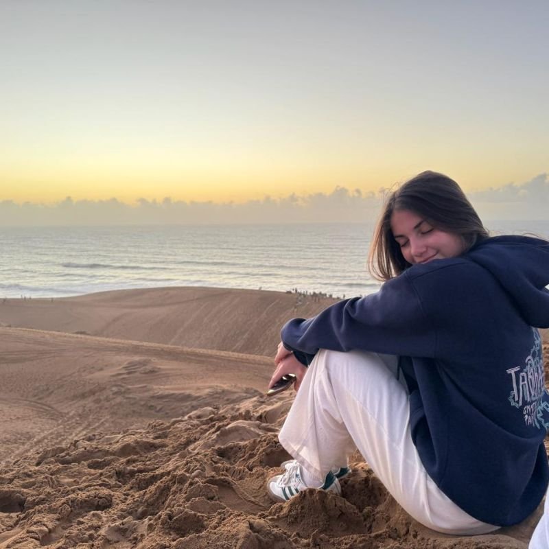 Sunset over the coastal dunes