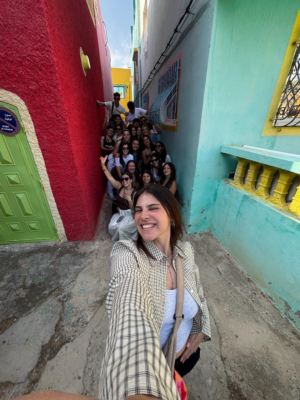Colorful painted village of Agroud